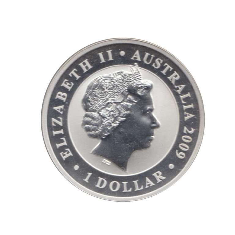 (2009) Монета Австралия 2009 год 1 доллар   Серебро Ag 999  UNC